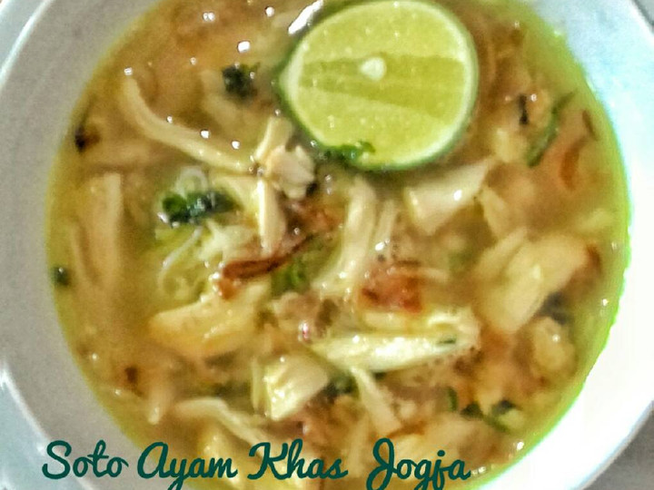 Resep Soto Ayam Bening Seger (Jogja) Anti Gagal