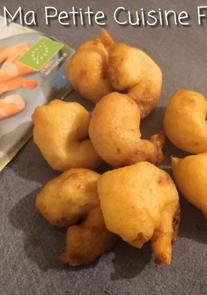 Une photo de Beignets de queues de gambas
