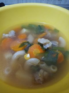 Foto resep Sop Daging Macaroni