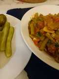 Guisado de ejote y couscous
