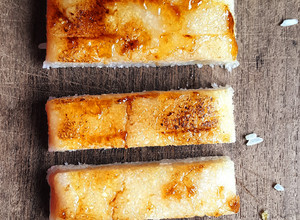 Una foto de Turrón cremoso de coco (Fácil, SIN GLUTEN y ECONÓMICO)