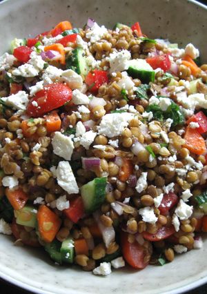 A picture of Lentil Salad.