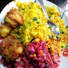 A picture of Colourful salad.