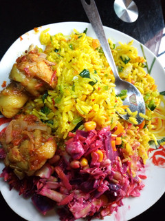 A picture of Colourful salad.