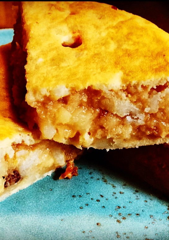 Una foto de Mini tortilla de patatas y chorizo