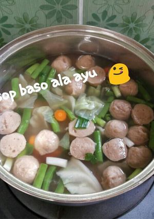 Foto resep Sop baso simple