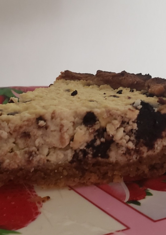 Una foto de Tarta de ricota con chocolate low carb