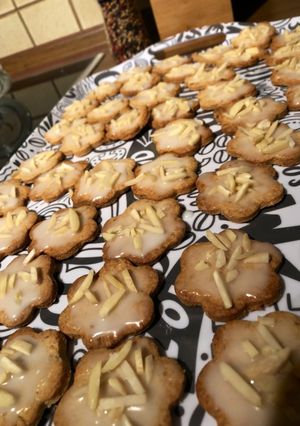 Mandulás keksz recept fotója