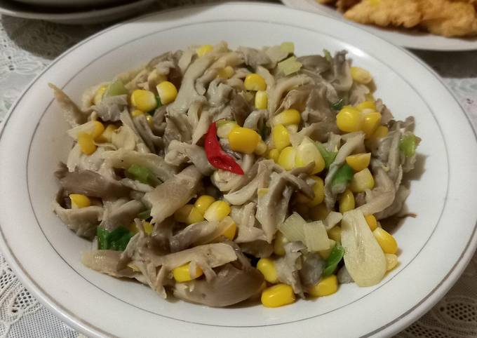 Cara Membuat Cah Jamur Jagung Manis Simpel