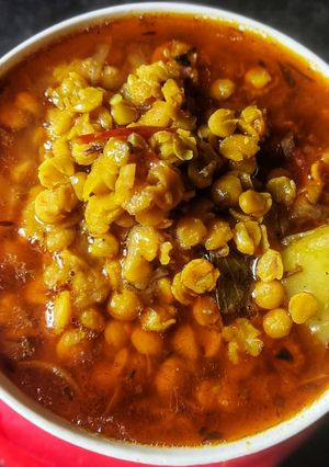 লাউ দিয়ে ছোলার ডাল (lau diye cholar dal recipe in Bengali) রেসিপির প্রধান ছবি