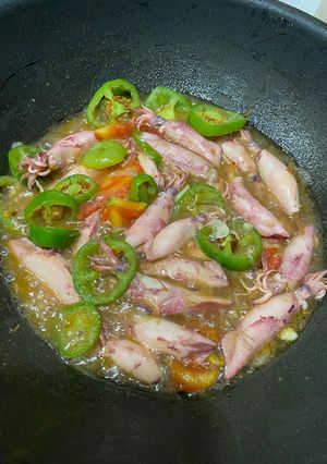 Foto resep Asin cumi cabe gendot
