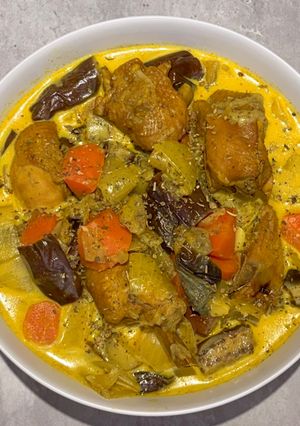 🍛牛奶咖哩茄子雞 的食譜成品照片