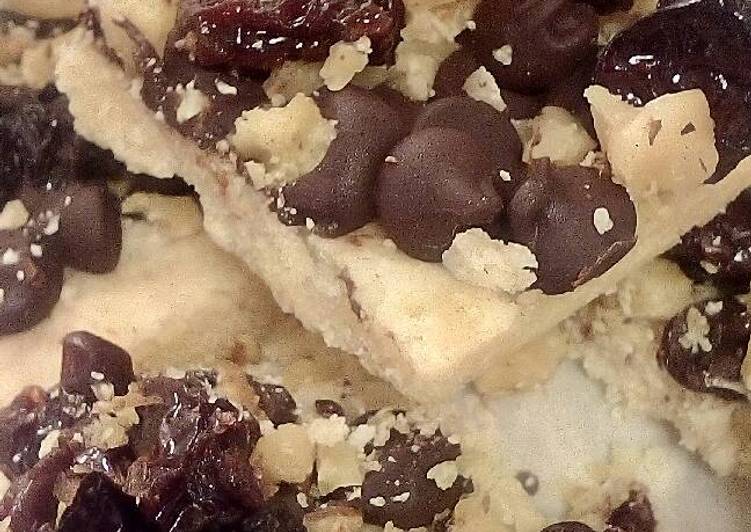 Dark Chocolate Walnut Cherry Bars