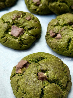 Foto resep Green Tea Chocolate Soft Cookies