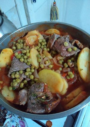 Una foto de Bifes a la criolla a mi estilo