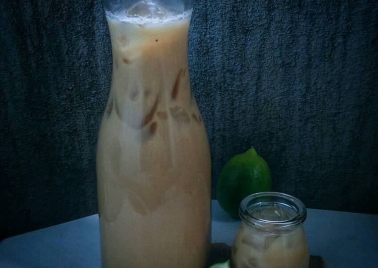 Resep Coffee latte Lemonade Jadi, Enak
