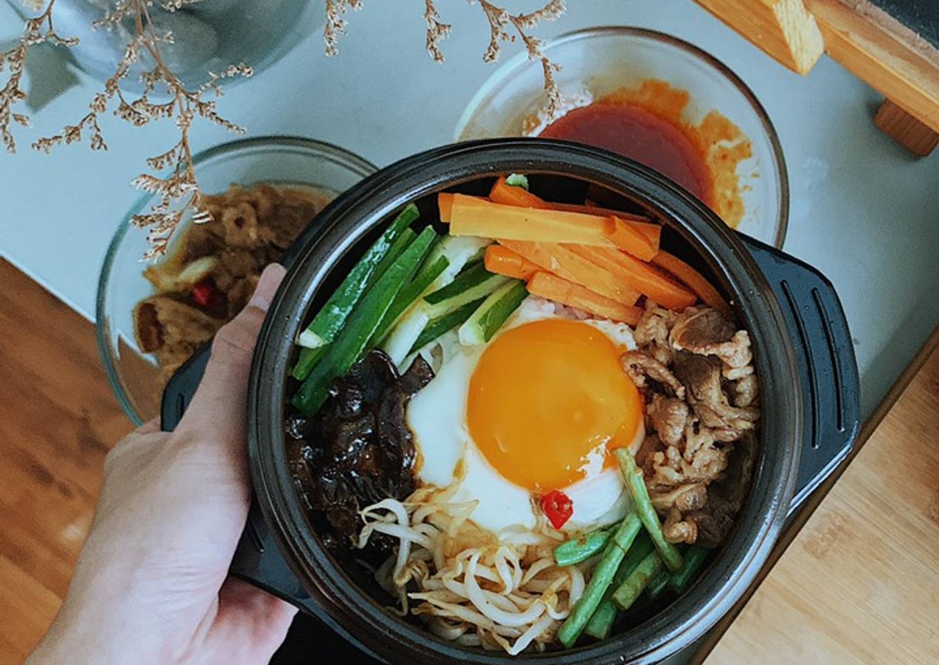 Bibimbab (Nasi Campur) ala Korea