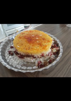عکسی از دستور آلبالو پلو