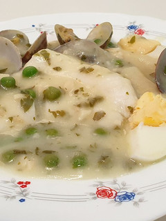 Una foto de Merluza en salsa verde