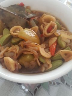 Foto resep Oseng Cumi Pete