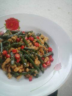 Foto resep Tumis kacang panjang balacan