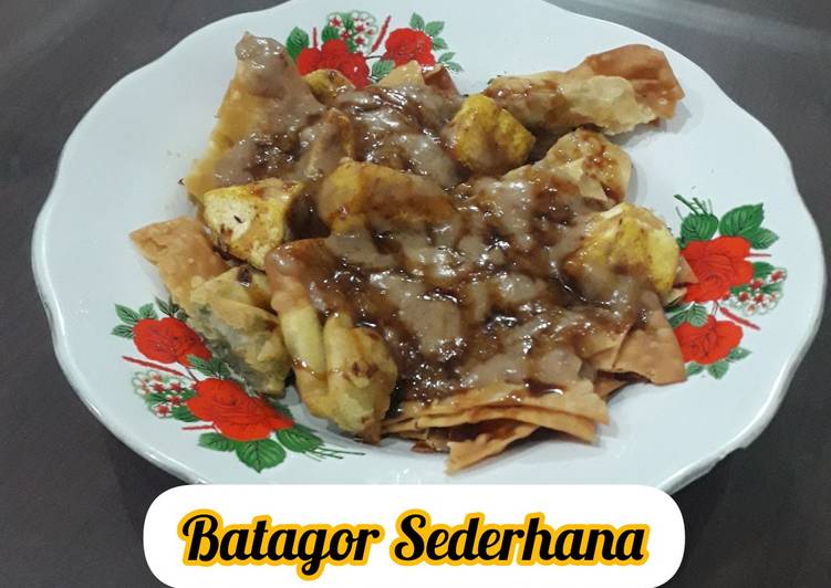Resep Batagor Sederhana (Tanpa Daging), Menggugah Selera