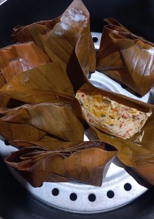 Foto resep Pepes jagung, tahu, wortel