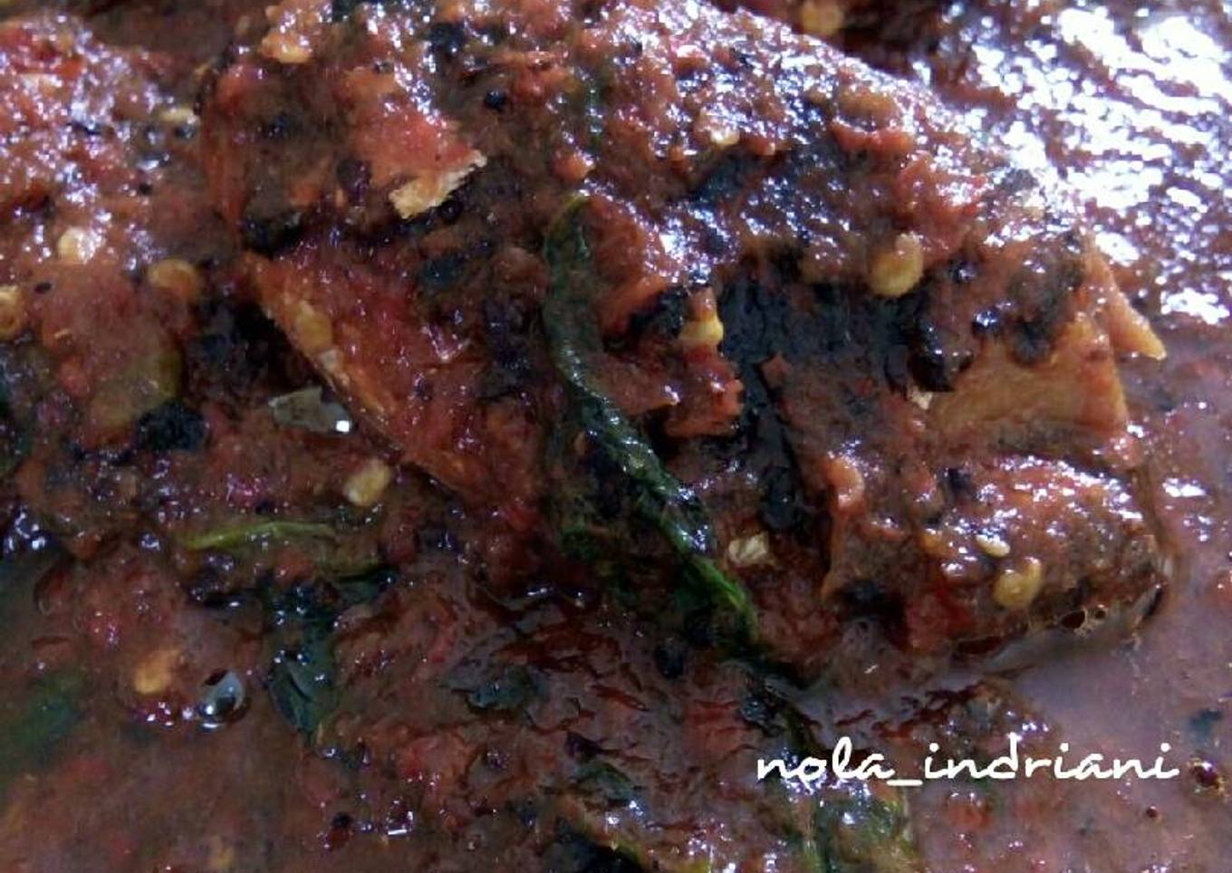 Balado Sarden Daun Singkong 😋