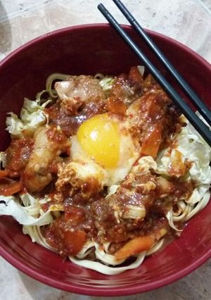 Foto resep Mie Kuah Pedas