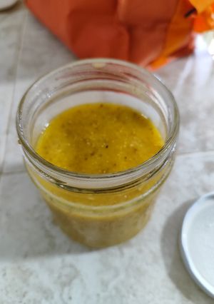 Una foto de Snack de mango y chía
