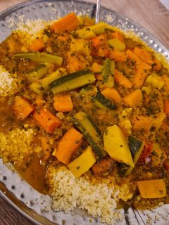 Marokkanischer Gemüseeintopf mit Couscous Rezepthauptbild