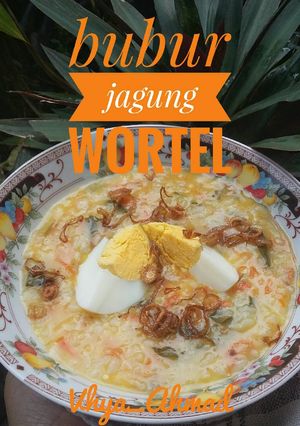Foto resep Bubur jagung wortel