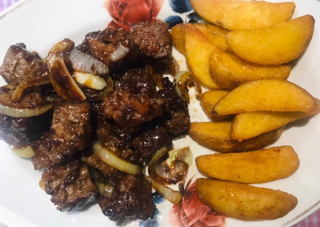 Saikoro Cube Beef Teriyaki