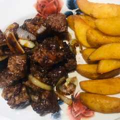 รูปของ Saikoro Cube Beef Teriyaki