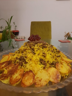 عکسی از دستور عدس پلو دشت مغان