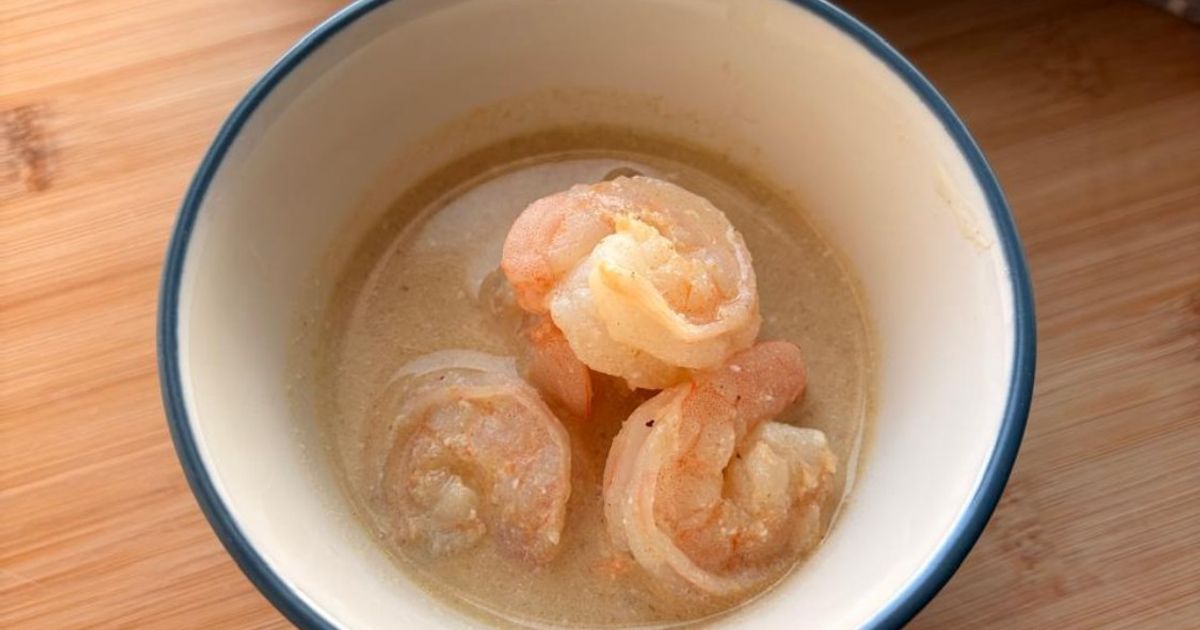 Laksa udang MPASI