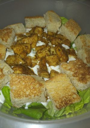 Gyros húsos saláta 🥗 recept fotója