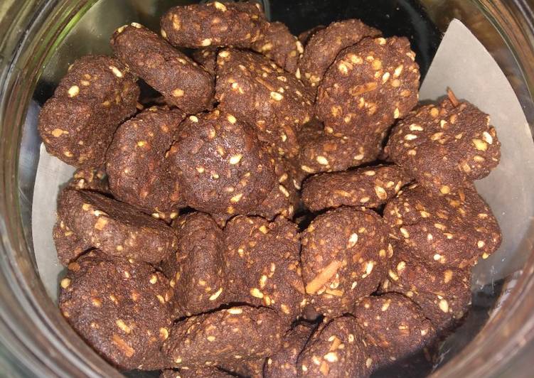 Cookies coklat (kue kering coklat debm/keto)