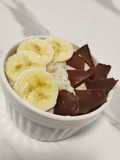 Porridge banana e cioccolato 🍫