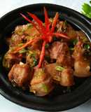 Ba chỉ rim mắm sả