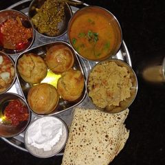 A picture of Special Rajsthani Thali.