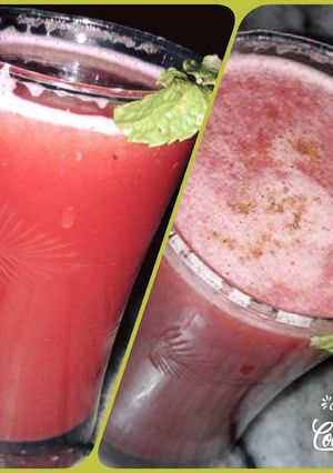 A picture of Watermelon mint juice.