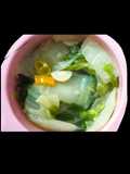 Tumis sawi putih segar pedas