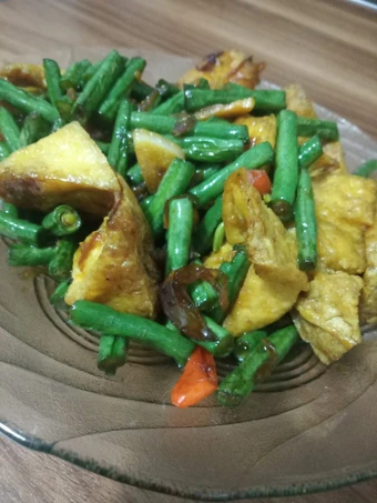 Cara Mudah Membuat Resep Tumis kacang panjang tahu saos tiram yang Menggugah Selera Anti Ribet, Lezat