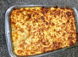 Una foto de Lasaña d carne y zapallitos ❤️‍🔥