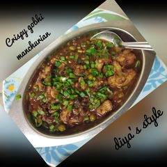 A picture of Crispy gobhi manchurian.