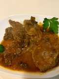 Fricandó con moixernons (setas)