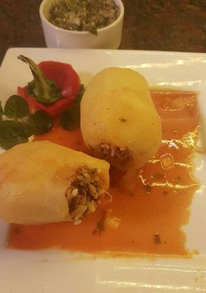 Una foto de Papas rellenas