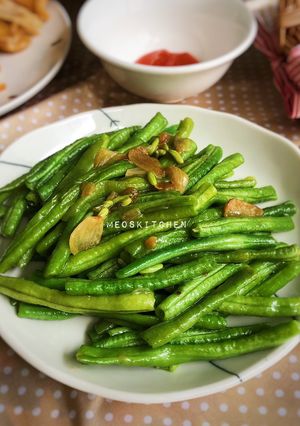 Hình của món Đậu đũa xào tỏi 🧄 (chay).