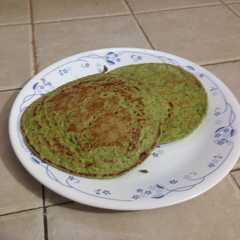 Una foto de Pancakes de avena y espinaca